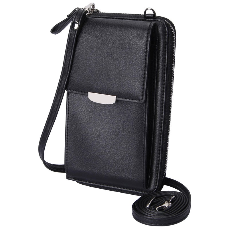 KUKOO Small Crossbody Bag Cell Phone Purse Wallet with Credit Card Slots for Women(NOT for iPhone Plus/Pro Max) - Image 1